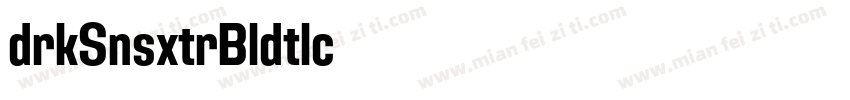 Adirek Sans ExtraBold Italic字体转换